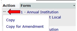 Picture of Action Column